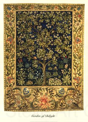 William Morris Prints Garden of Delight France oil painting art